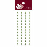 Zva Creative - Self-Adhesive Crystals - Basic Lines - .3 cm - Lime, CLEARANCE