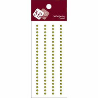 Zva Creative - Self-Adhesive Crystals - Basic Lines - .3 cm - Olive, CLEARANCE