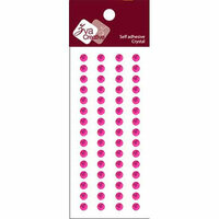 Zva Creative - Self-Adhesive Crystals - Basic Lines - .5 cm - Rosy, CLEARANCE