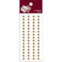 Zva Creative - Self-Adhesive Crystals - Basic Lines - .5 cm - Champagne, CLEARANCE