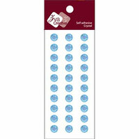 Zva Creative - Self-Adhesive Crystals - Basic Lines - .8 cm - Blue, CLEARANCE