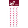 Zva Creative - Self-Adhesive Crystals - Dots - Soft Pink