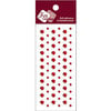 Zva Creative - Self-Adhesive Crystals - Dots - Red