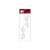 Zva Creative - Self-Adhesive Pearls - Small Symmetrical Flourishes 4 - Taupe