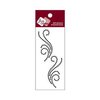 Zva Creative - Self-Adhesive Crystals - Small Symmetrical Flourishes 5 - Jet