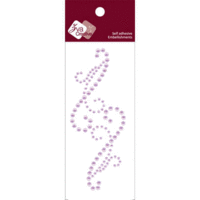 Zva Creative - Self Adhesive Pearls - Symmetrical Flourishes 9 - Lavender