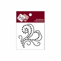 Zva Creative - Self-Adhesive Crystals - Flourish 15 - Jet