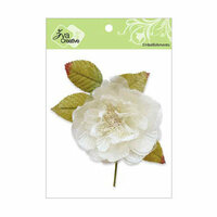 Zva Creative - Flower Embellishments - Bermuda Blooms - White