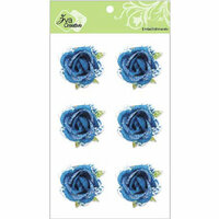 Zva Creative - Flower Embellishments - Galapagos Gardens - Blue