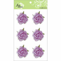Zva Creative - Flower Embellishments - Galapagos Gardens - Purple