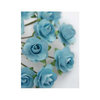 Zva Creative - 7/8 Inch Paper Roses - Bulk - Soft Blue, CLEARANCE