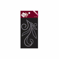 Zva Creative - Bling - Iron On Crystals - Clear - Eight