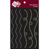 Zva Creative - Self-Adhesive Pearls - Doodles - Soft Blue and Lime, CLEARANCE