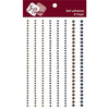 Zva Creative - Self-Adhesive Pearls - Lines - Night Blue and Taupe, CLEARANCE