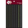 Zva Creative - Self-Adhesive Pearls - Lines - Soft Blue and Lime, CLEARANCE