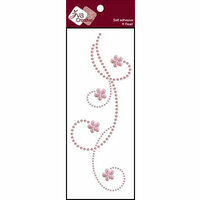 Zva Creative - Self-Adhesive Pearls - Curly Sue - Soft Pink, CLEARANCE