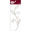 Zva Creative - Self-Adhesive Pearls - Leaved Branch - Meadow Vine - Taupe, CLEARANCE