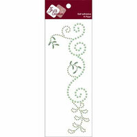 Zva Creative - Self-Adhesive Pearls - Thriving - Lime Pearl and Crystal, CLEARANCE