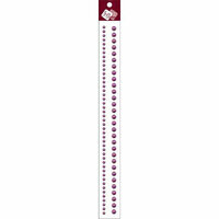 Zva Creative - Self-Adhesive Pearls - 12" Round Double Chains - Grape, CLEARANCE