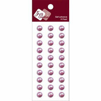 Zva Creative - Self-Adhesive Pearls - Basic Lines - .8 cm - Lavender, CLEARANCE