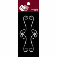 Zva Creative - Self-Adhesive Pearls - Small - Elegant Flourish - White