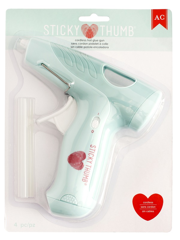 AC Sticky Thumb Cordless Hot Glue Gun