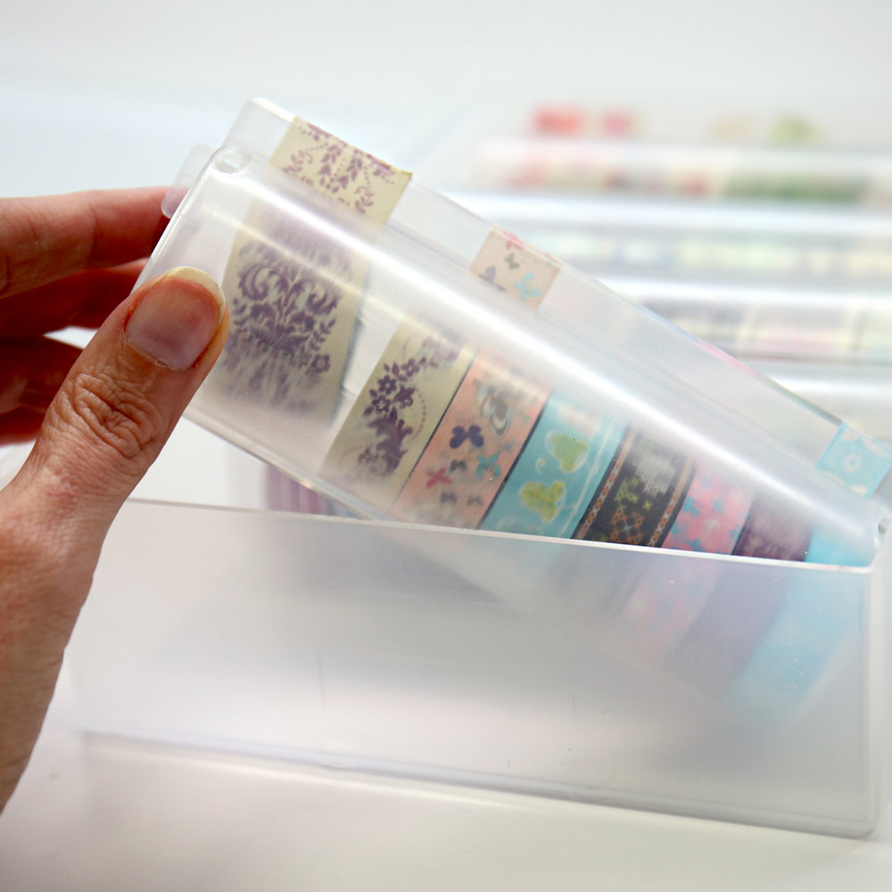 Best Craft Organizer Wall Box Storage System Kit 5 Washi Tape Storage