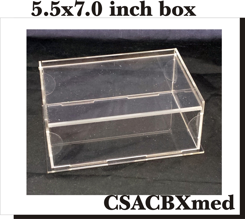 Clear Scraps Medium 5.5 x 7 DIY Acrylic Keepsake Box