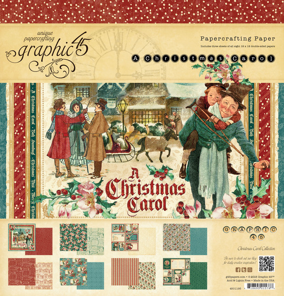 Image result for christmas carol graphic 45 pad