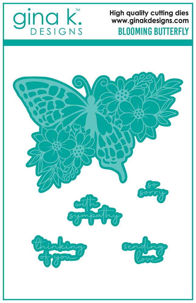 Gina K Designs Blooming Butterfly Die Set Gina K Designs Blooming Butterfly Die Set