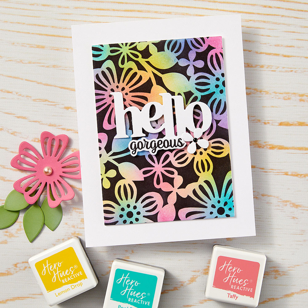 Hero Arts - Friendship Bloom Collection - Stencils - Spring Floral
