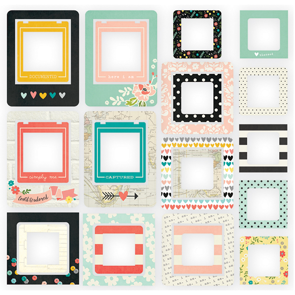 Simple Stories - I AM Collection - Chipboard Frames