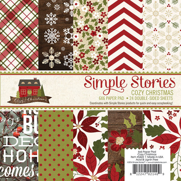 Simple Stories Cozy Christmas 6 x 6 Paper Pad
