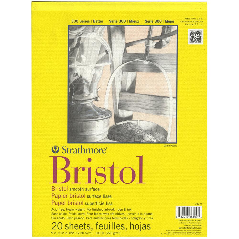 Strathmore Bristol Smooth Paper 100 lb weight
