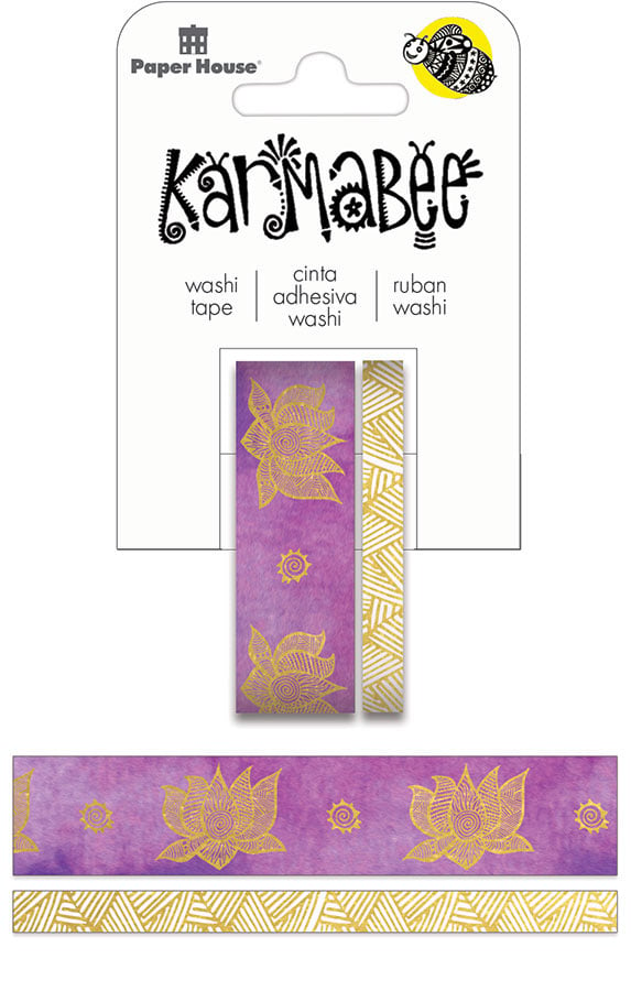 Paper House Productions Lotus Washi Tape set