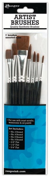 Ranger Artist Brushes - 7 pc