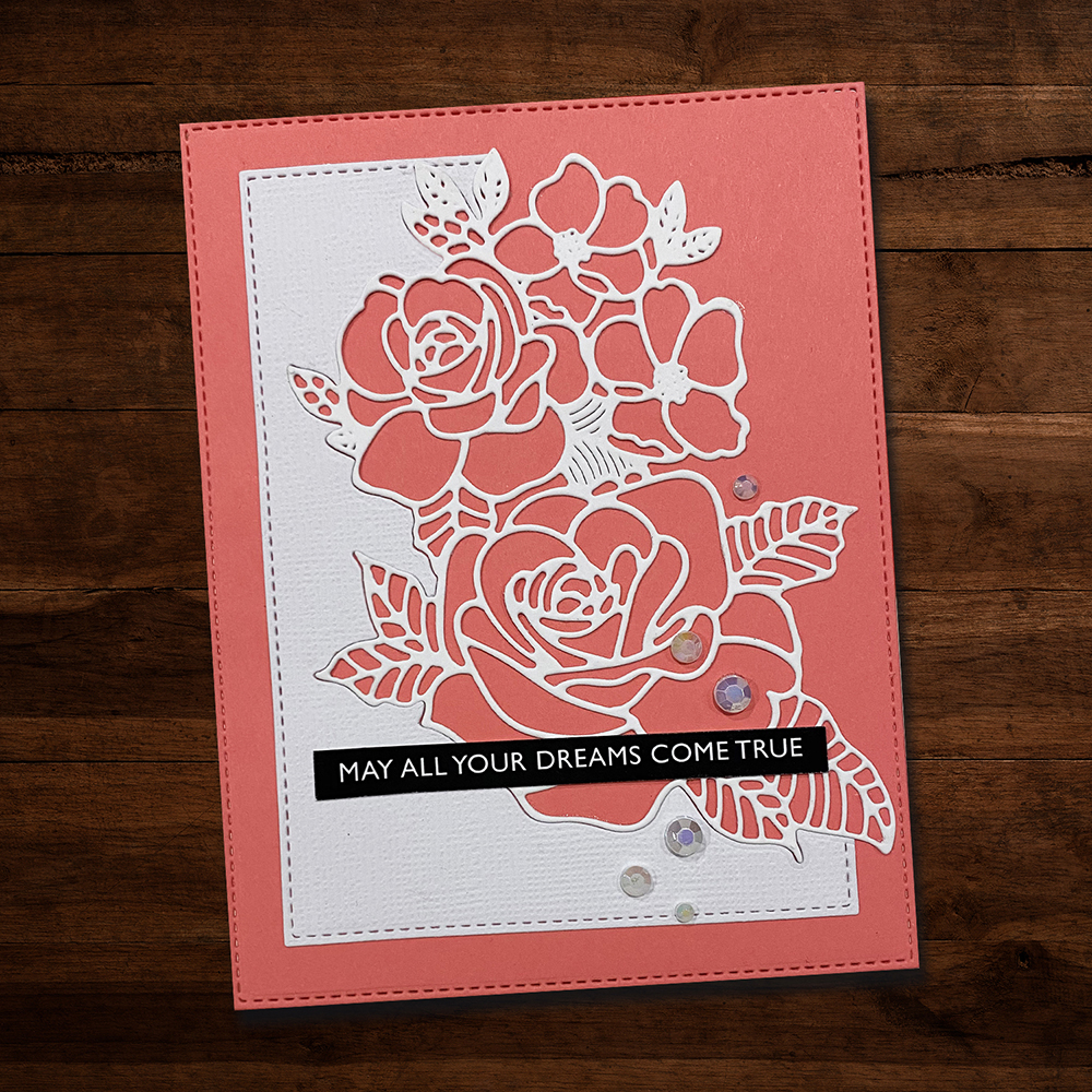 Paper Rose Dies Rose Bloom