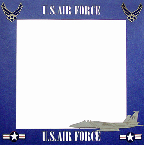 Paper Wizard - 12x12 Page Border - Air Force