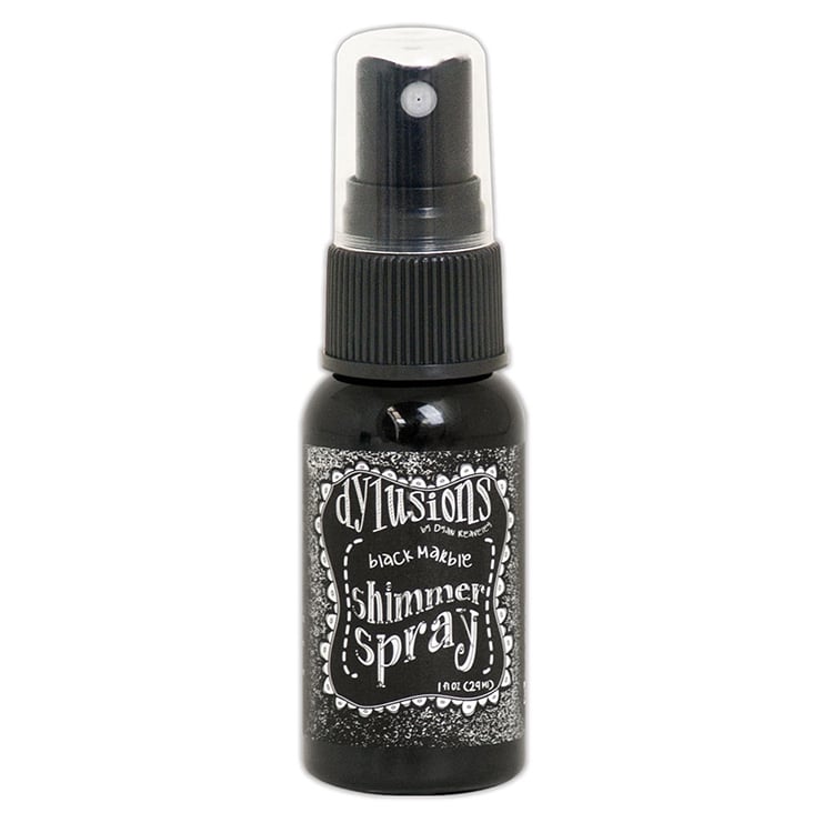 Ranger Dylusions Black Marble Shimmer Spray