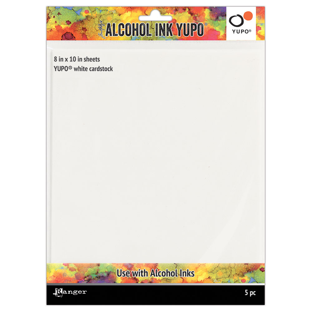 Ranger Ink - Tim Holtz - Alcohol Ink Yupo Paper - 8 x 10 - 5 Pack