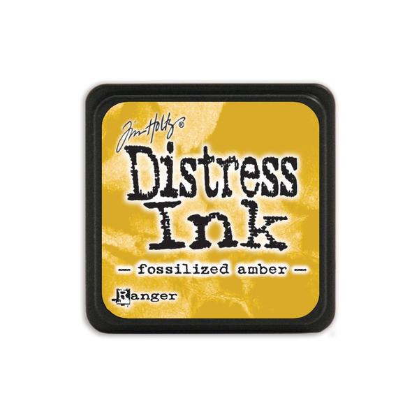 Ranger Mini Distress Ink - Fossilized Amber