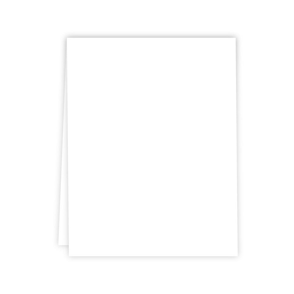 Neenah Solar White A2 Vertical Cards - 25 pk