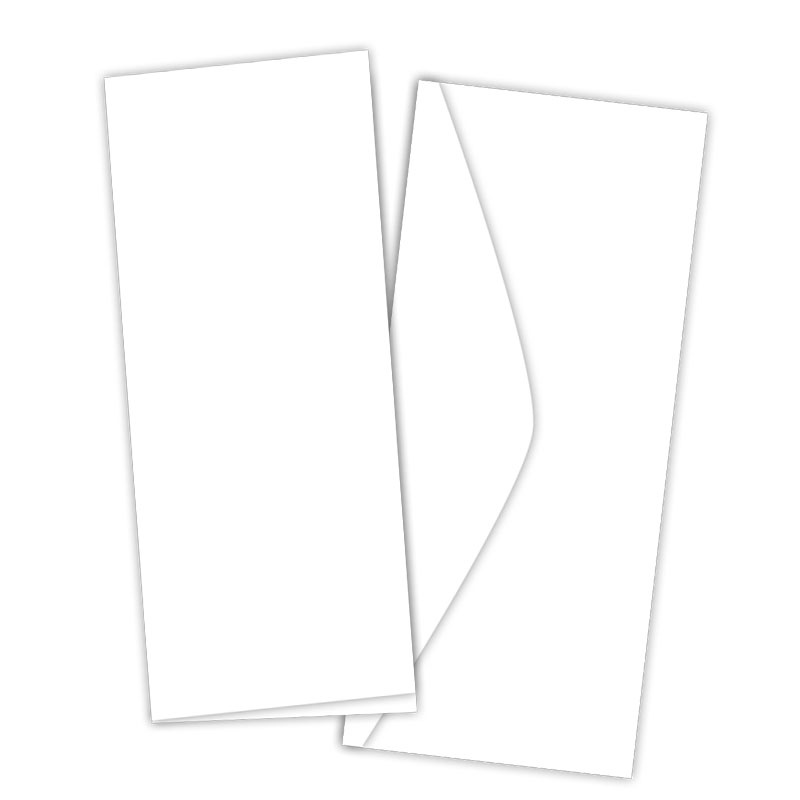 Neenah Solar White Slimline Cards & Envelopes - 10 pk