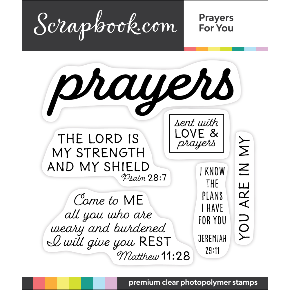 Exclusive Scrapbook.com Prayers For You stamp set