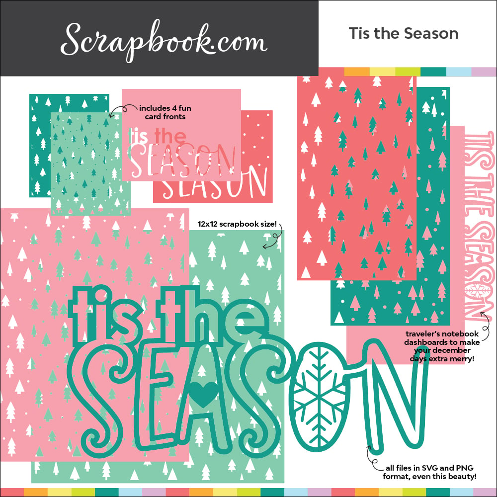 Scrapbook.com Digital Cut File Bundle - Tis the Season 