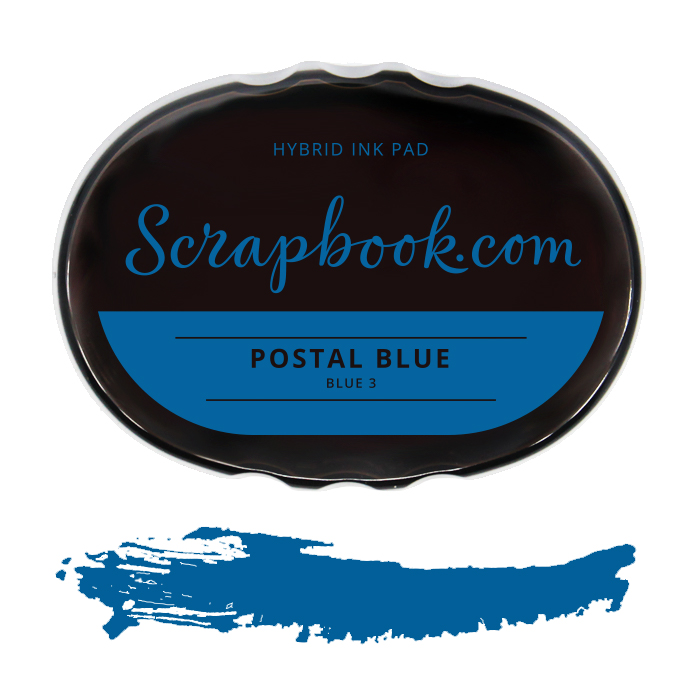 Postal Blue Premium Hybrid Ink Pads