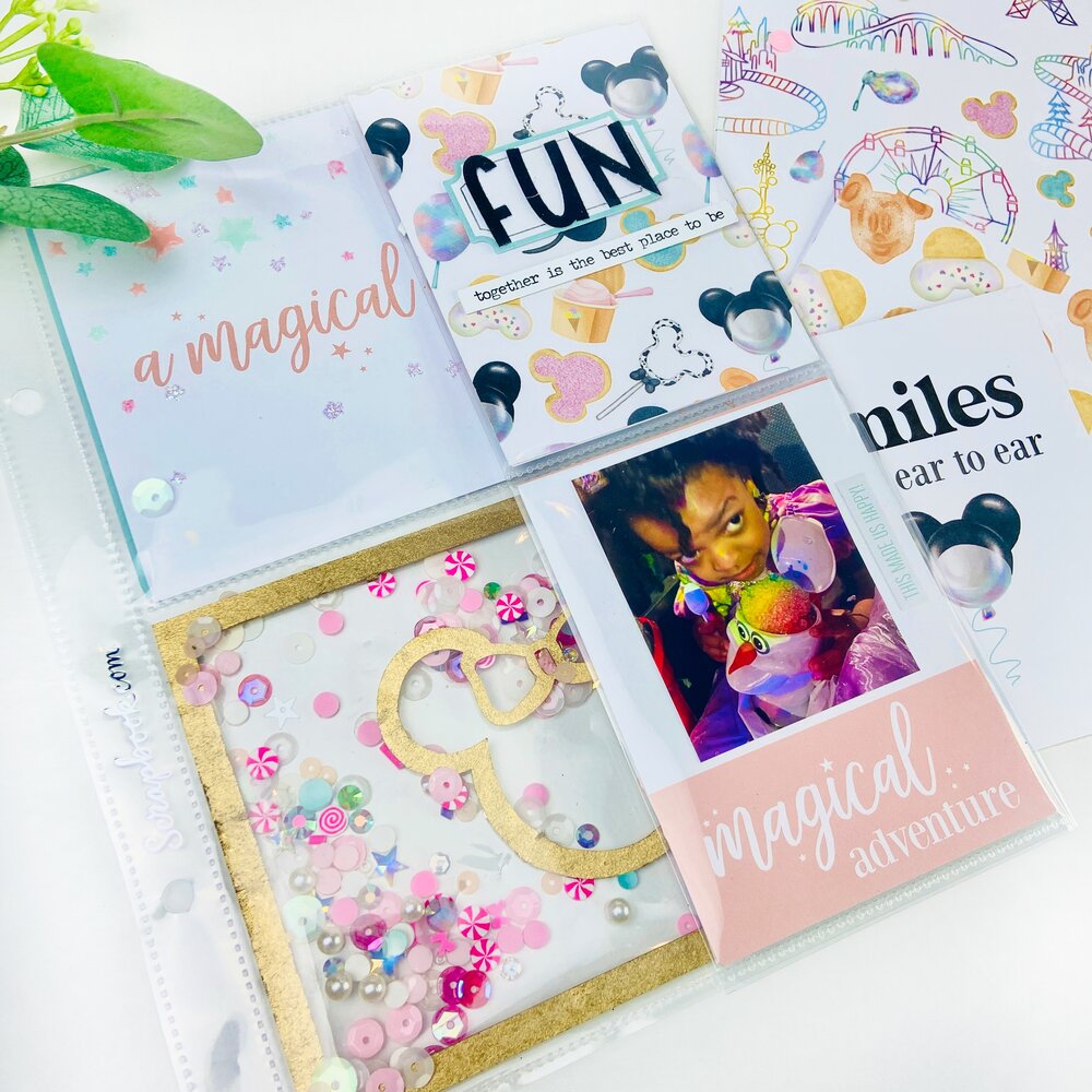 6x8 Page Protectors Panoramic Two 4x6 Two 3x4