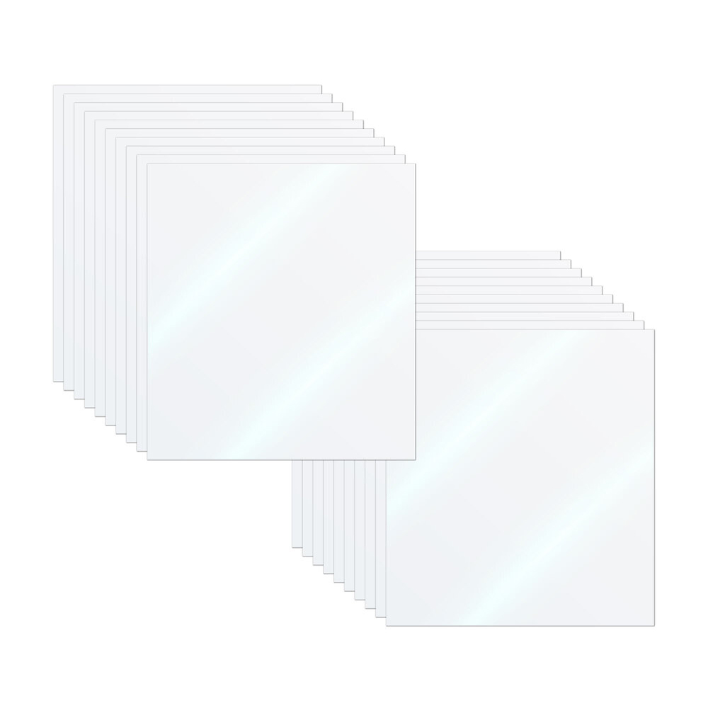 Clear Acetate Sheets - 5x6 in - 20 pk