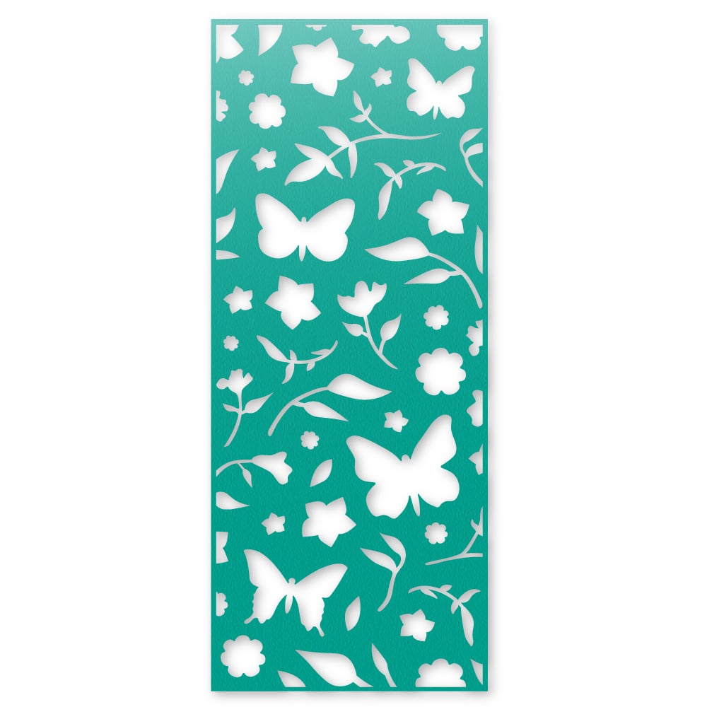 Slimline Spring Floral Decorative Die Slimline Spring Floral Decorative Die