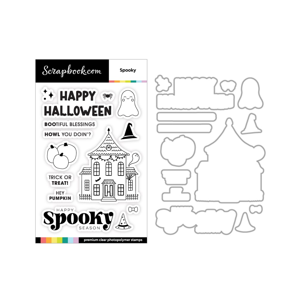 Spooky Stamp Set with Coordinating Dies